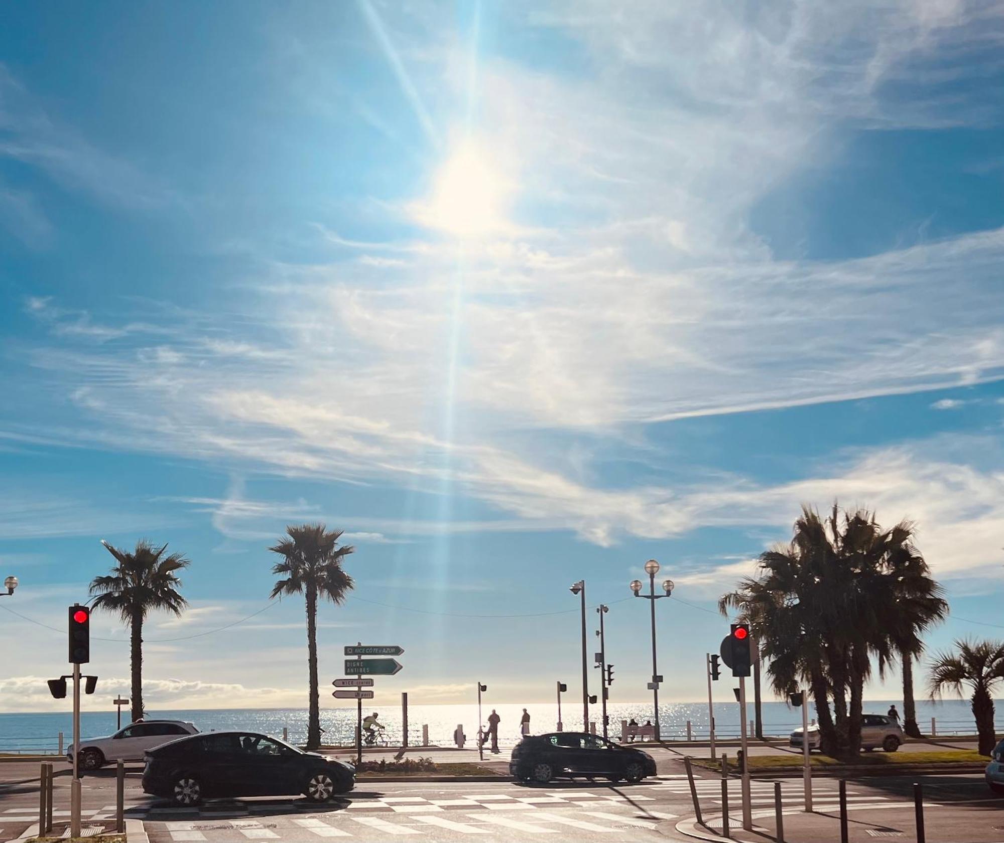 Bord De Mer A Nice Sur La Promenade Des Anglais Exteriér fotografie